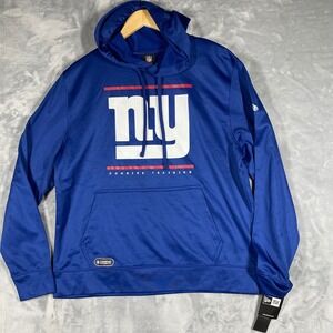 New York Giants Combine Training Hoodie Royal Blue Men's Large New Era NFL NEW